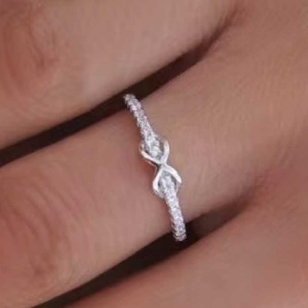 Infinity simple shaped ring - Picture 5 of 5